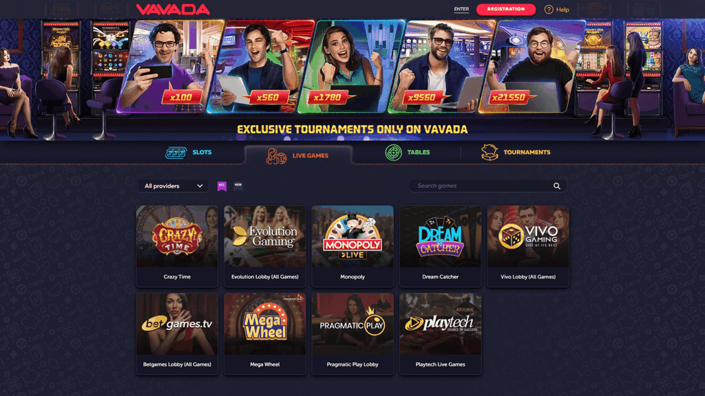 Зеркало казино Vavada